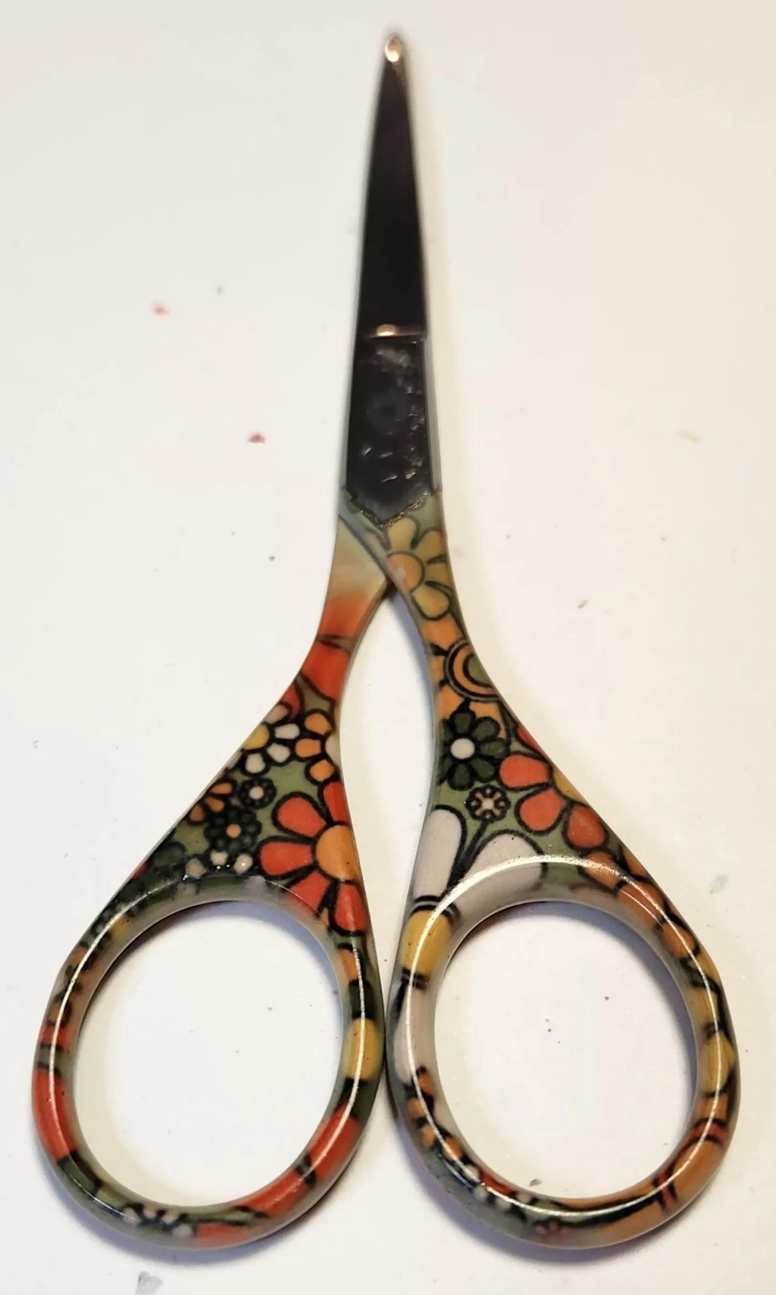 Dinky-Dyes, LLC “Retro Flower 3 1/2 Embroidery Scissors, Sharp, DD-SC-97, 2025 Nashville Market