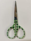 Dinky-Dyes, LLC “Green Gingham Scissors 3 1/2 Embroidery Scissors, Sharp, DD-SC-99, 2026 Nashville Market