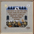 Moira Blackburn Traditional Sampler Chart "The Prayer" Counted Cross Stitch Pattern, Chart, Sampler, Pattern Only