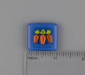 BEAU VERRE ART "Bunch of Carrots Fused Glass Needle Minder"  Magnet  Easter  One-of-a-Kind, Handcrafted with Love by Kelly