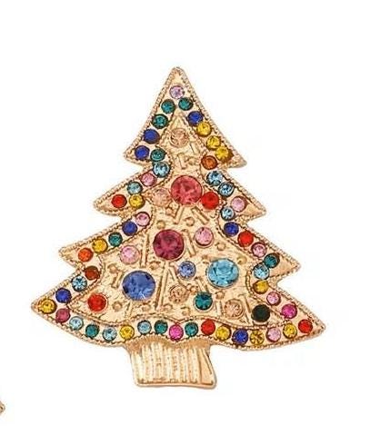 KINGSLAND NEEDLE MINDER ~ Christmas Tree Needle Minder, Needle Dock, Swarovski Crystal Enamel Magnet, Needle Garage, Needleminder