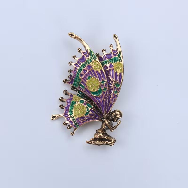 KINGSLAND NEEDLE MINDER ~ Angel's Prayer Needle Minder, Needle Dock, Enamel, Magnet, Needle Garage, Needleminder