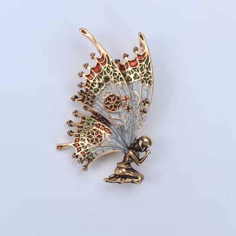 KINGSLAND NEEDLE MINDER ~ Angel's Prayer Needle Minder, Needle Dock, Enamel, Magnet, Needle Garage, Needleminder