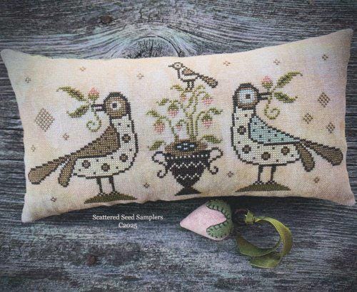 SCATTERED SEED SAMPLERS "Nesting Together" Counted Cross Stitch Pattern, PinKeep, Tammy Black, Pattern Only