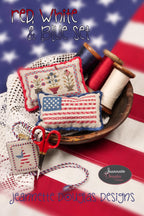 JEANNETTE DOUGLAS DESIGNS "Patriotic Sampler 2", Nashville Needlework Market 2026, Counted Cross Stitch Pattern, Chart, Pattern Only