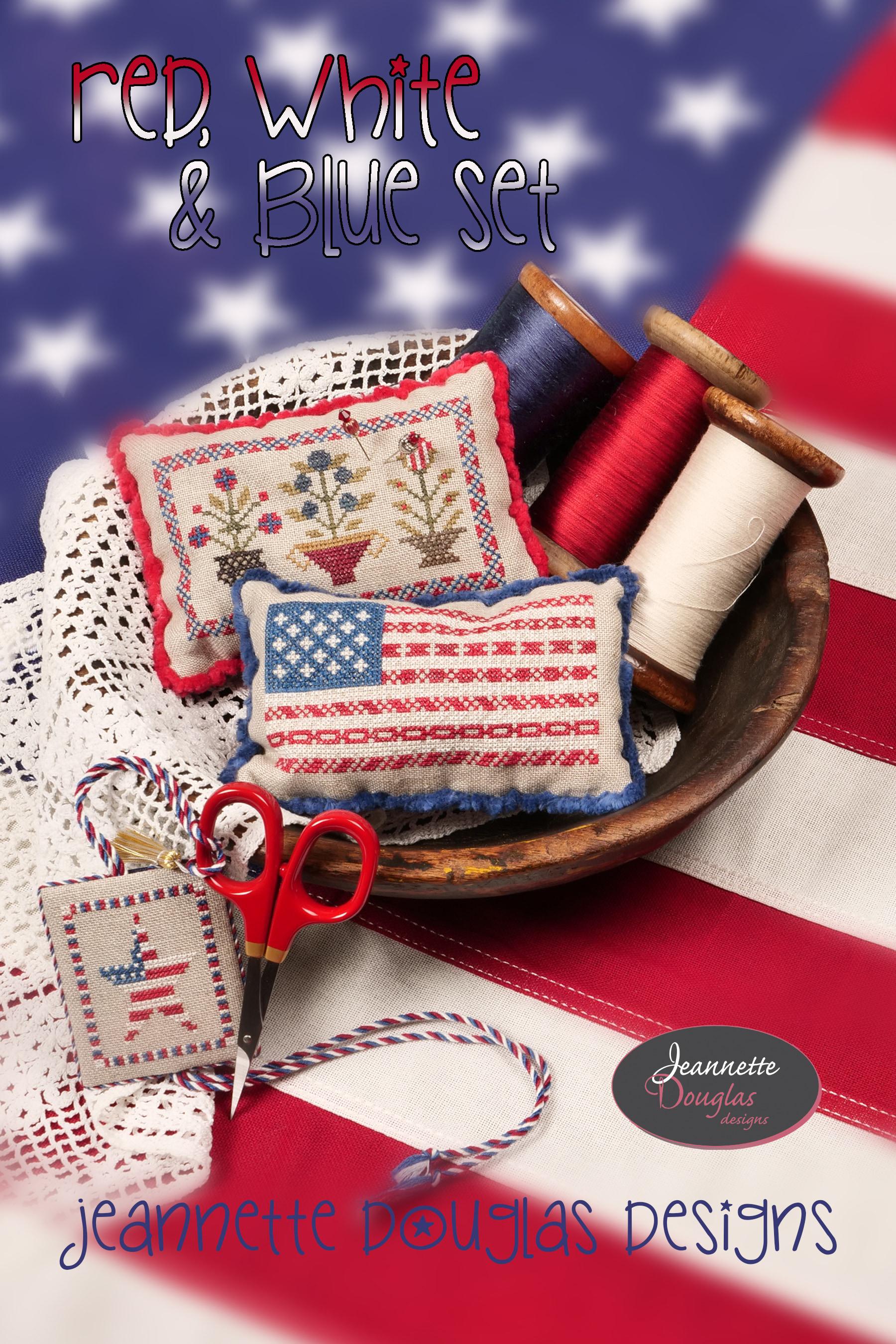 JEANNETTE DOUGLAS DESIGNS "Patriotic Sampler 2", Nashville Needlework Market 2026, Counted Cross Stitch Pattern, Chart, Pattern Only