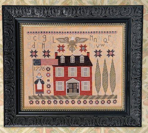 FOX And RABBIT DESIGNS "Betsy's Sampler" Counted Cross Stitch Pattern, Chart, Nashville Needlework Market 2026, Pattern Only