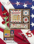 JEANNETTE DOUGLAS DESIGNS "Patriotic Box", Nashville Needlework Market 2026, Counted Cross Stitch Pattern, Chart, Pattern Only