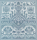 LONG DOG SAMPLERS "The Sweet Bye & Bye"  Counted Cross Stitch Pattern  Classic Norfolk Sampler, Pattern Only