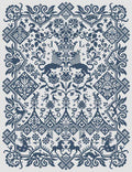 LONG DOG SAMPLERS "Soliloquy In Stitch"  Counted Cross Stitch Pattern  Classic Norfolk Sampler, Pattern Only