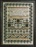 Moira Blackburn Traditional Sampler Chart "Remember Me Sampler" Counted Cross Stitch Pattern, Chart, Sampler, Pattern Only