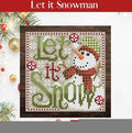SHANNON CHRISTINE DESIGNS "Let It Snowman" Counted Cross Stitch Pattern, Chart, Pattern Only