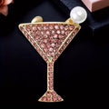 KINGSLAND NEEDLE MINDER ~ Martini Glass Needle Minder, Needle Dock, Needle Nanny, Canvas Magnet, Needle Garage, Needleminder