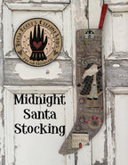 TERESA KOGUT Creative Whims "Midnight Santa Stocking"  Counted Cross Stitch Pattern  Nashville Needlework Market 2026, Pattern Only