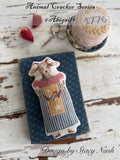 STACY NASH DESIGNS "Animal Crackers Series - Abigail" Counted Cross Stitch Pattern, Patriotic, 250th Anniversary Celebration, Pattern Only
