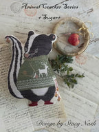 STACY NASH DESIGNS "Animal Crackers Series - Sugar" Counted Cross Stitch Pattern, Chart, Pattern Only