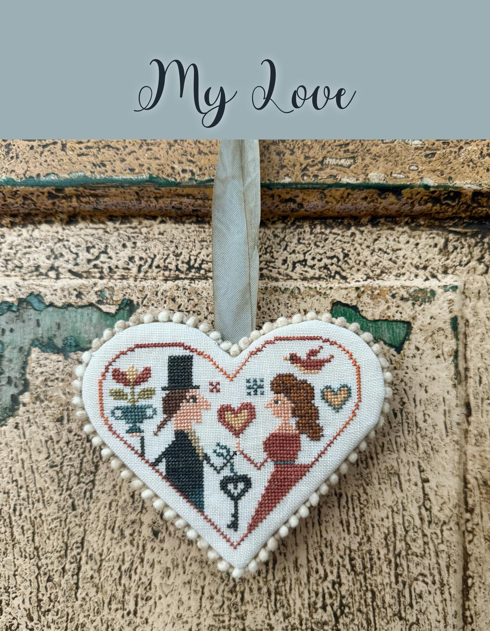 TERESA KOGUT Creative Whims "Hello Love"  Counted Cross Stitch Pattern  7 Designs, Nashville Needlework Market 2026, Pattern Only