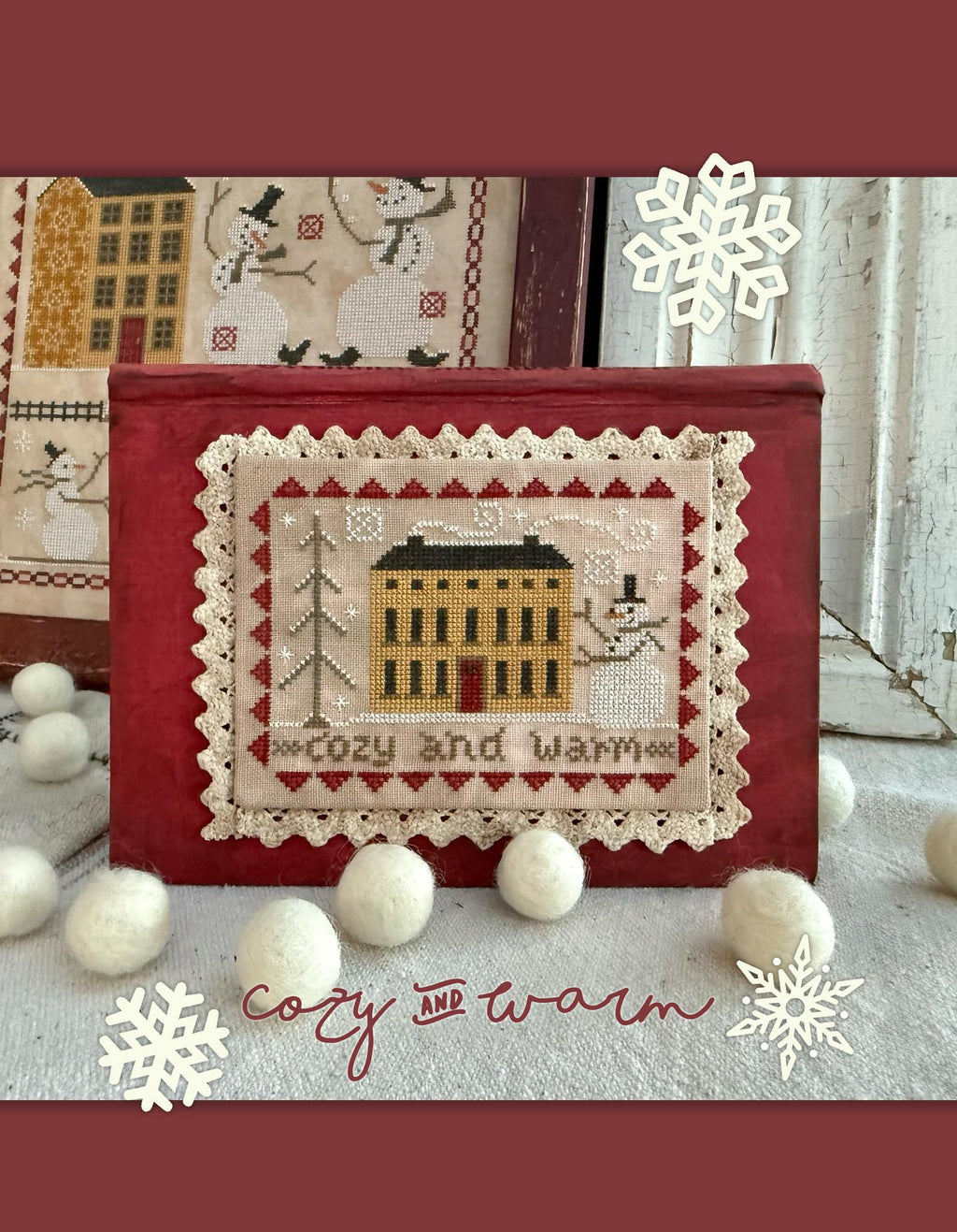 TERESA KOGUT Creative Whims "Hello Winter"  Counted Cross Stitch Pattern  9 Winter Designs, Nashville Market 2026, Christmas, Pattern Only