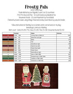 TERESA KOGUT Creative Whims "Frosty Pals"  Counted Cross Stitch Pattern  Christmas, Santa, Nashville Market 2026, Christmas, Pattern Only