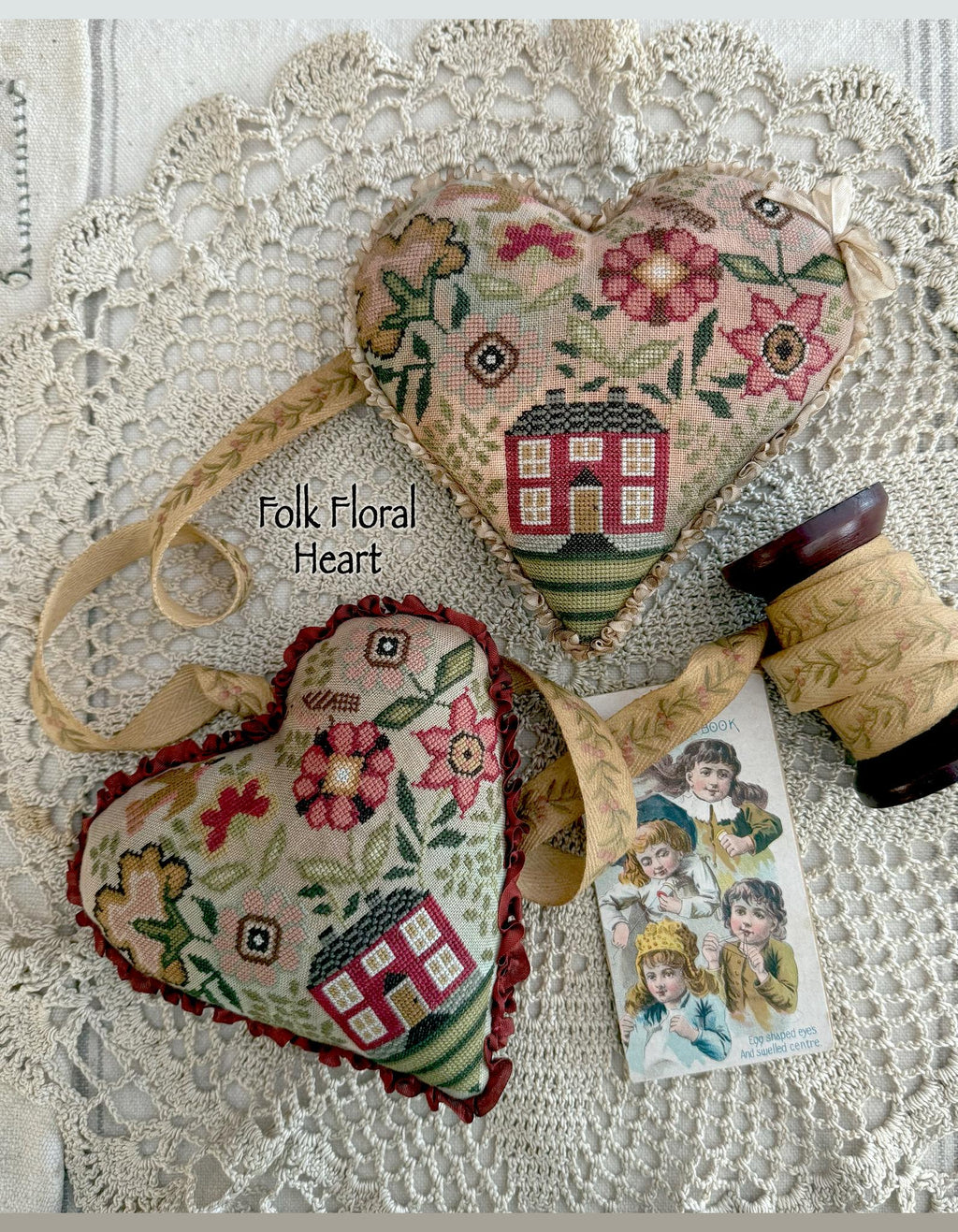 TERESA KOGUT Creative Whims "Spotless Innocence"  Counted Cross Stitch Pattern  2 Samplers, Nashville Market 2026, Pattern Only