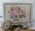 SAMPLERS NOT FORGOTTEN "Peony Pocket & Accessories" Counted Cross Stitch Pattern, Chart, Nashville Needlework Market 2026, Pattern Only
