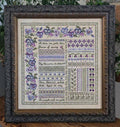 SAMPLERS NOT FORGOTTEN "Pansy Garden" Counted Cross Stitch Pattern, Chart, Nashville Needlework Market 2026, Pattern Only