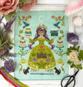 TINY MODERNIST "The Book Goddess" Counted Cross Stitch Pattern, Chart, Nashville Needlework Market 2026, Pattern Only