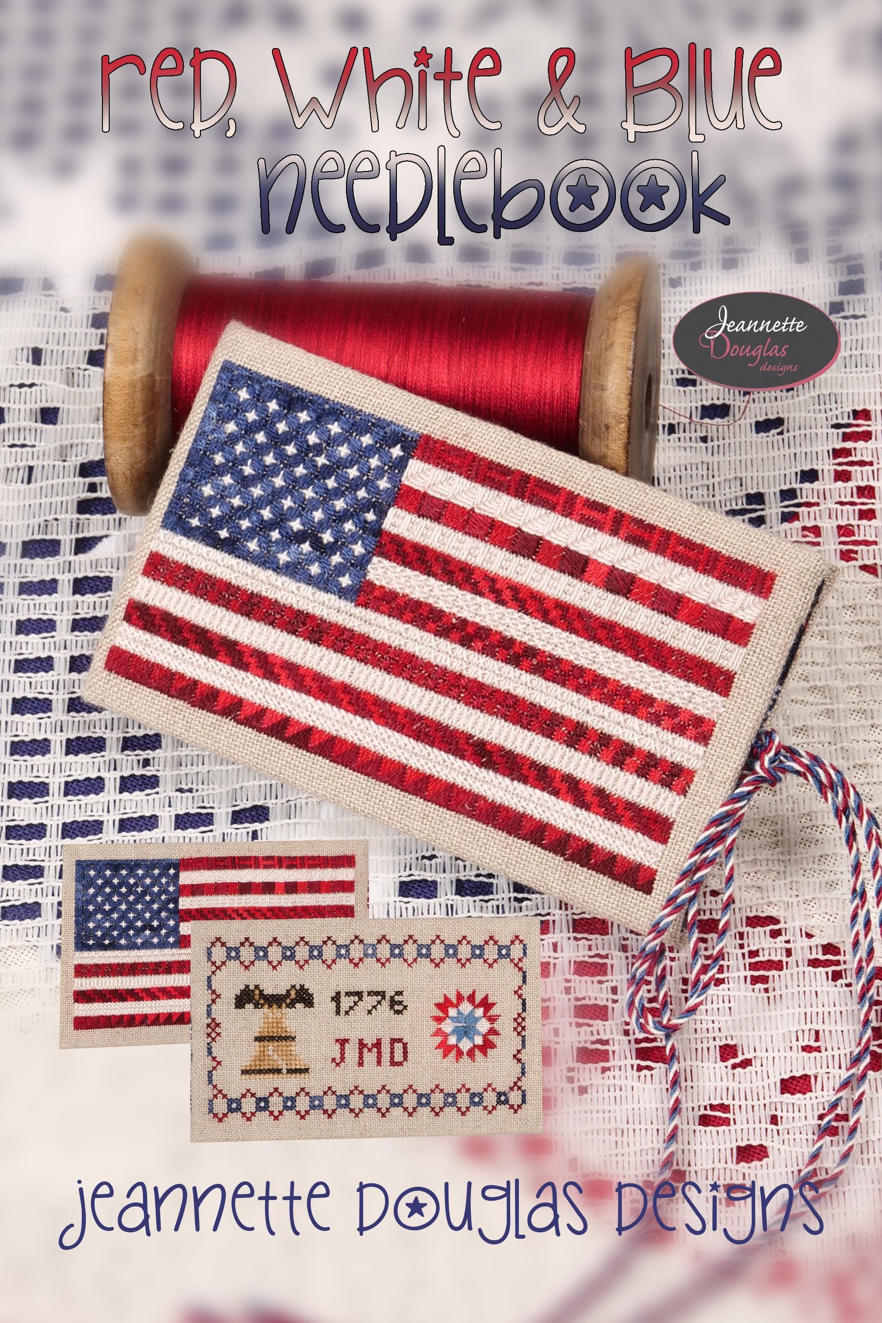 JEANNETTE DOUGLAS DESIGNS "Patriotic Sampler 2", Nashville Needlework Market 2026, Counted Cross Stitch Pattern, Chart, Pattern Only