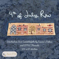 AuryTM "Summer - 4th of July Row" Counted Cross Stitch Pattern, Patriotic, Quaker, Nashville Needlework Market 2026, Pattern Only
