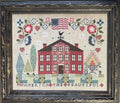 Running with Needles & Scissors "America The Beautiful"  Counted Cross Stitch Pattern Patriotic  Nashville Market 2026  Pattern Only*