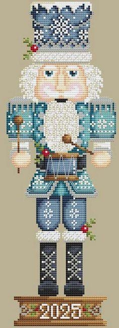 SHANNON CHRISTINE DESIGNS "2025 Nutcracker" Counted Cross Stitch Pattern, Chart, Christmas, Pattern Only