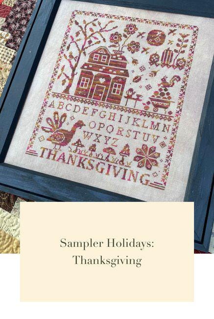 BLUEBERRY RIDGE DESIGNS "Sampler Holidays: Thanksgiving" Counted Cross Stitch Pattern, Nashville Needlework Market 2026, Pattern Only*