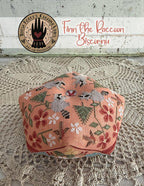 TERESA KOGUT Creative Whims "Finn The Racoon Biscornu"  Counted Cross Stitch Pattern  Nashville Needlework Market 2026, Pattern Only