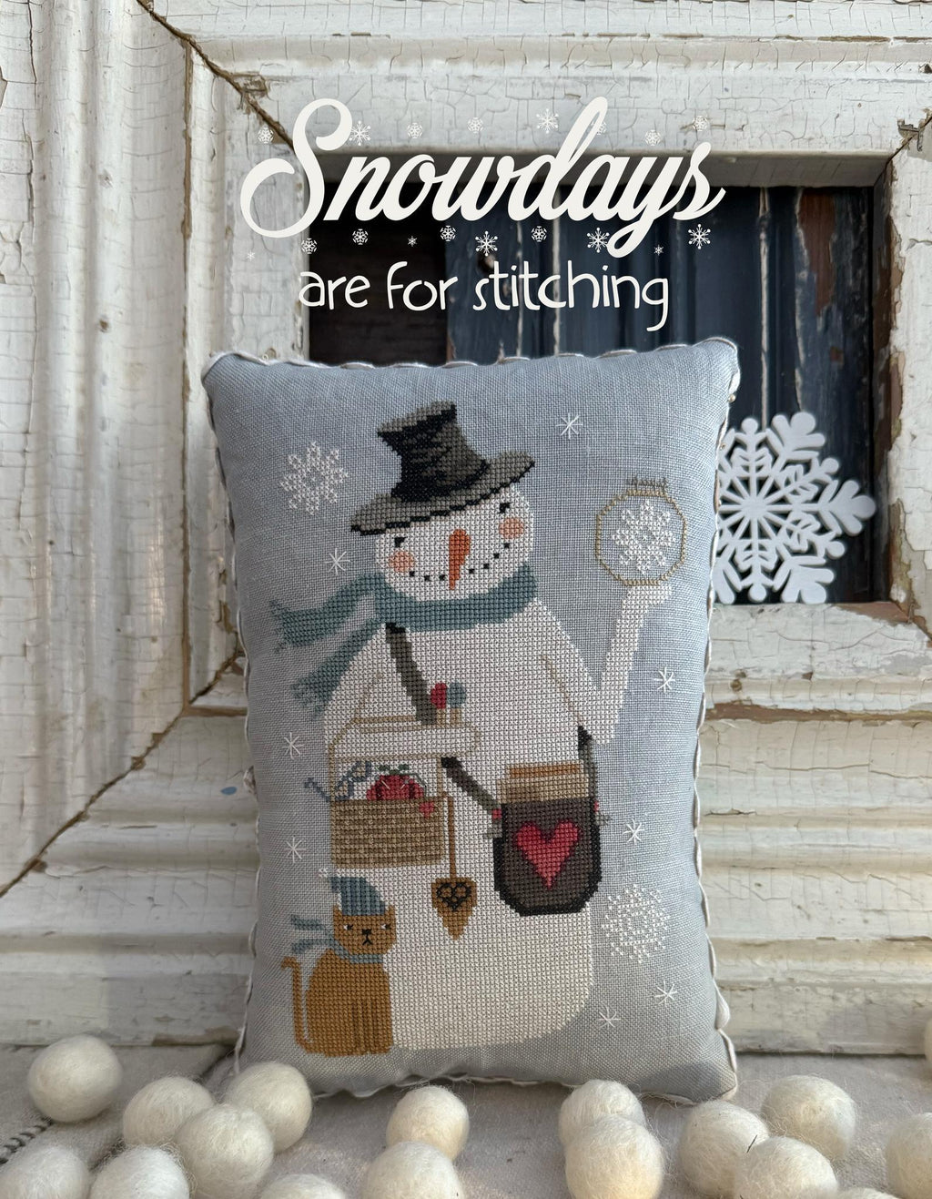 TERESA KOGUT Creative Whims "Hello Winter"  Counted Cross Stitch Pattern  9 Winter Designs, Nashville Market 2026, Christmas, Pattern Only