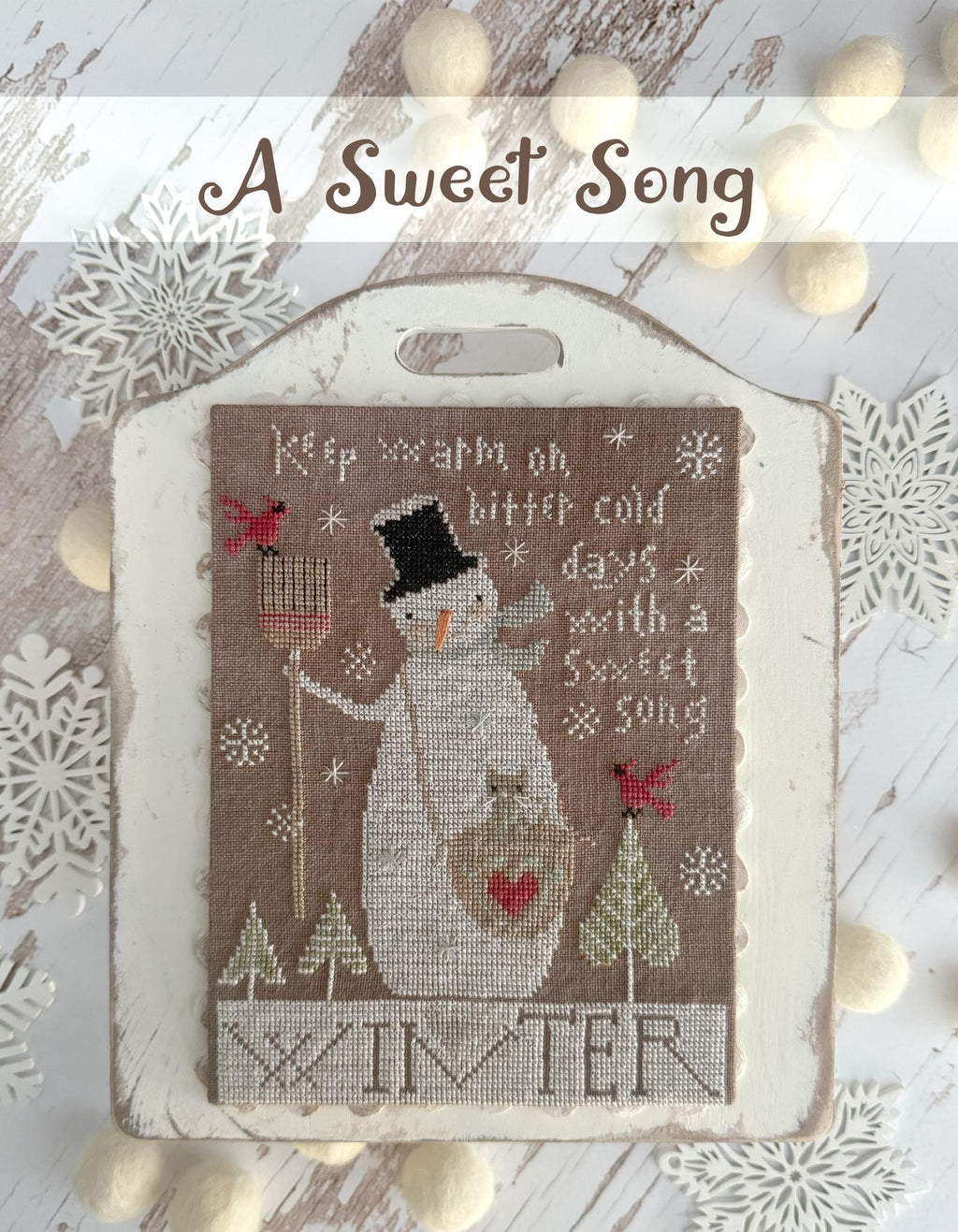 TERESA KOGUT Creative Whims "Hello Winter"  Counted Cross Stitch Pattern  9 Winter Designs, Nashville Market 2026, Christmas, Pattern Only