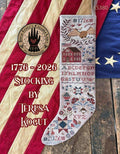 Teresa Kogut Creative Whims "1776-2026 Stocking" Counted Cross Stitch Pattern, Patriotic Sampler, 250th Anniversary, Pattern Only