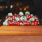 16X19MM Red Christmas Stocking Glass Beads 5 Pcs Christmas Stocking Beads Xmas Beads