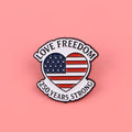 KINGSLAND NEEDLE MINDER ~ America 250th Anniversary Needle Minder, Needle Dock, Enamel, Magnet, Needle Garage, Needleminder