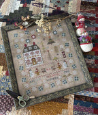 Pansy Patch Quilts and Stitchery "Enchanted Winter Sampler" Counted Cross Stitch Pattern, Nashville Needlework Market 2026, Pattern Only*