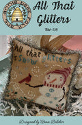ANNIE BEEZ Folk Art "All That Glitters" Counted Cross Stitch Pattern, Chart, Christmas, Nashville Needlework Market 2026, Pattern Only