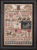 PLUM STREET SAMPLERS "A Worthy Patriot"  Counted Cross Stitch Pattern  Sampler, Americana, Nashville Market Release 2026, Pattern Only