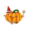 KINGSLAND NEEDLE MINDER ~ Pumpkin Witch Hat Needle Minder, Needle Dock, Needle Nanny, Canvas Magnet, Needle Garage, Needleminder