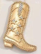 KINGSLAND NEEDLE MINDER ~ Western Cowboy Cowgirl Boot Needle Minder, Needle Dock, Canvas Magnet, Needle Garage, Needleminder