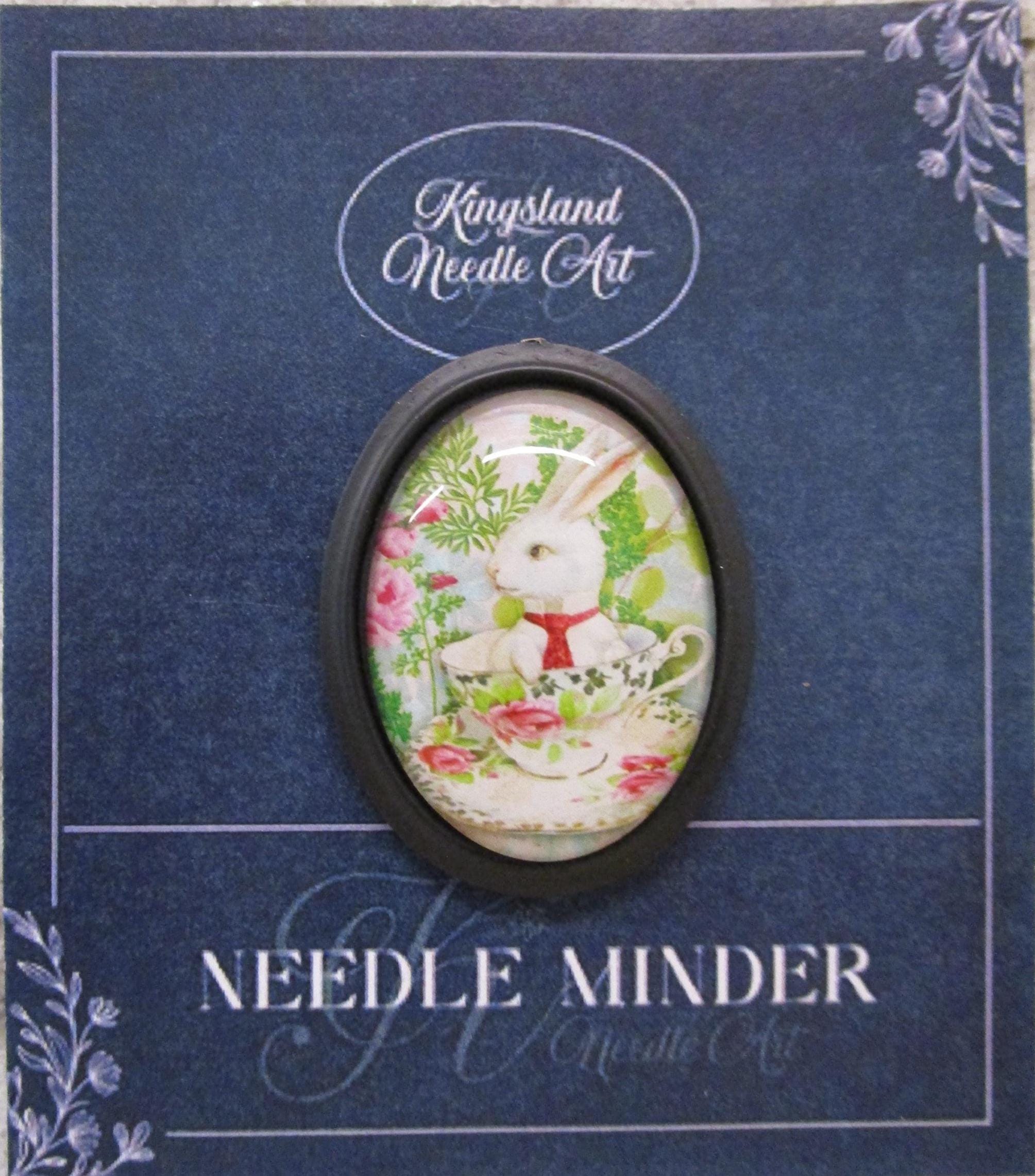 KINGSLAND NEEDLE MINDER ~ Rabbit Needle Minder, Needle Dock, Magnet, Needle Garage, Needleminder