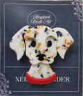 KINGSLAND NEEDLE MINDER ~ White Dog Acrylic Needle Minder, Needle Dock, Multi-Dimensional, Magnet, Needle Garage, Needleminder