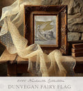 The PRIMITIVE HARE "Dunvegan Fairy Flag" Counted Cross Stitch Pattern, Chart, Pattern Only