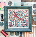 KATHY BARRICK "Dot The Bird"  Counted Cross Stitch Pattern  Chart, Nashville 2026 Market Release, Rabbit, Hare, Sampler, Pattern Only
