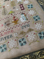 Pansy Patch Quilts and Stitchery "Enchanted Winter Sampler" Counted Cross Stitch Pattern, Nashville Needlework Market 2026, Pattern Only*