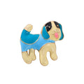 KINGSLAND NEEDLE MINDER ~ Adorable Dog Blue and White Needle Minder, Needle Dock, Enamel, Magnet, Needle Garage, Needleminder