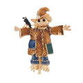 Scarecrow Needle Minder, Enamel Stitching Accessory, Crystal Embellished, Magnetic Needle Holder